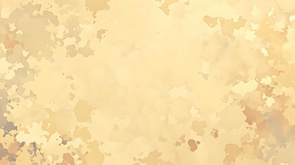 Abstract Watercolor Background with Yellow and Brown Splashes