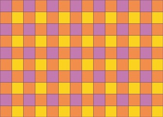 ハロウィンのカラフルなブロックの背景素材