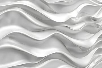 Abstract White Waves