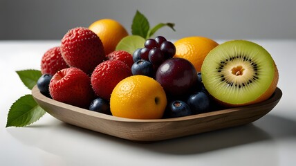 Still Life Fruit Clean and Minimalist Avatar Images on White Background