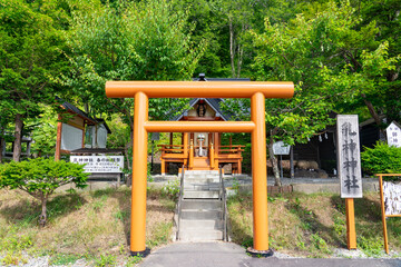 夏の乳神神社 北海道