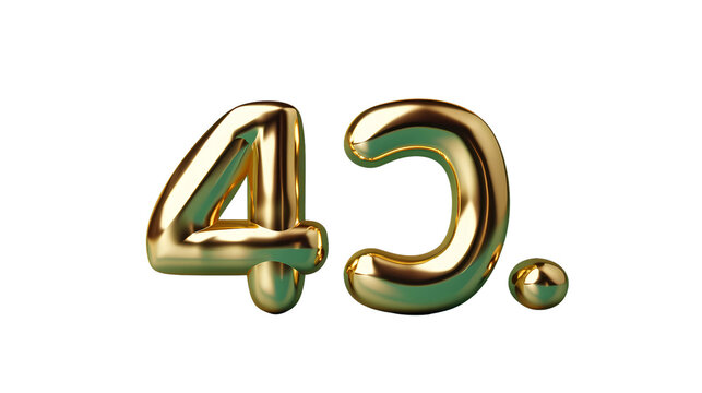 A poster representing the idea golden 3D "W" letters of a modern font, on a plain green background, transparent background, png file, Generative AI illustrations.