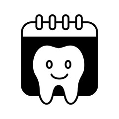 tooth with calendar