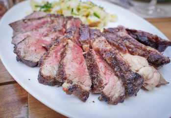 plat de restaurant gastronomique