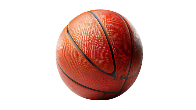 recommend clip art: A basketball on transparent background, symmetrical line,  transparent background, png file, Generative AI illustrations.