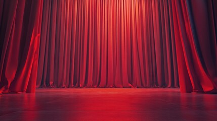 Fototapeta premium Red Stage Curtains