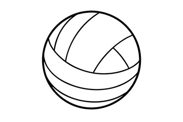 

Volleyball silhouette, Volleyball icon, Volleyball svg, Sports ball vector illustration