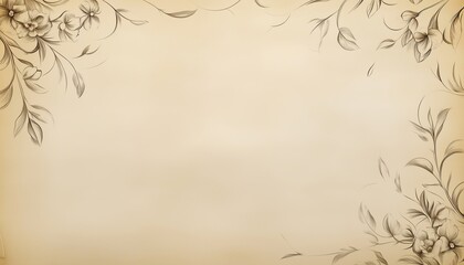 Elegant Floral Background Illustration for Decorative Use