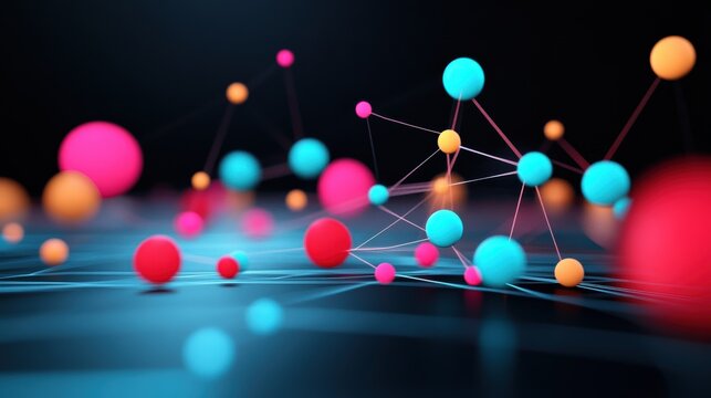 A 3D scatter plot depicting the relationships between multiple variables in a large dataset, showcasing the power of big data visualization for exploring correlations.