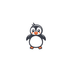 Cute Pinguin mascot image