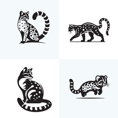 set of animals Margay