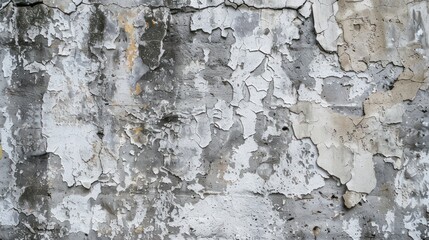 Cracked and Peeling Paint on a Wall