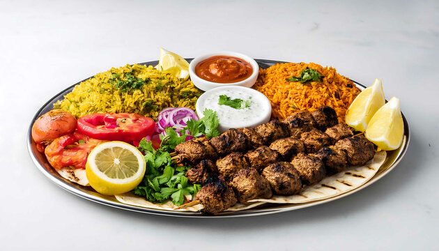 Traditional Liver Kebab Skewers. Ciğer şiş. Traditional Turkish cuisine, ciger sis kebap