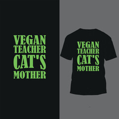 vegan teacher cat's mother