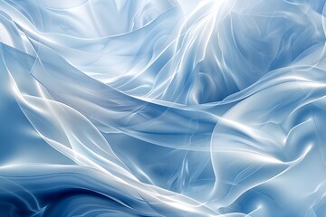 Fototapeta premium Abstract Blue and White Swirling Pattern