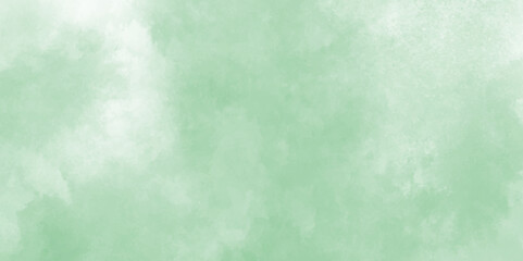 brush painted green nature watercolor on paper with smoke or clouds texture, Abstract grunge blue or mint green texture with blurry fogg or clouds, grunge bright blue abstract design paper textured.