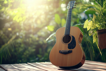 acoustic guitar background 