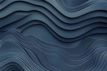 Fototapeta premium Abstract Blue Wavy Pattern