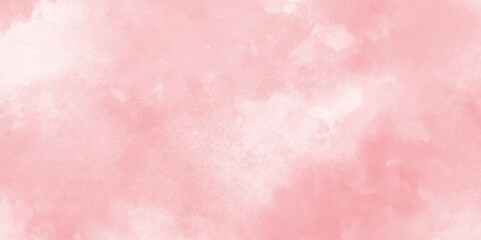 Pink backgrounds watercolor vintage grunge texture, stained Light soft watercolor pink sky background, Pink rose tone texture, Soft Pink grunge watercolor texture with brush painted watercolor stains.