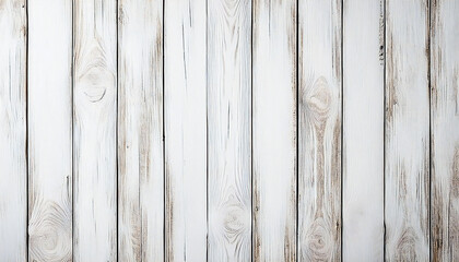 Obraz premium Grunge Wood panel, White