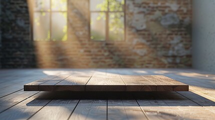 Empty platform for product 