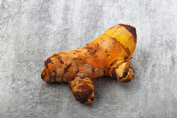Fresh curcuma root for cooking