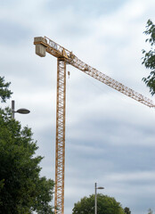 grúa de construcción
