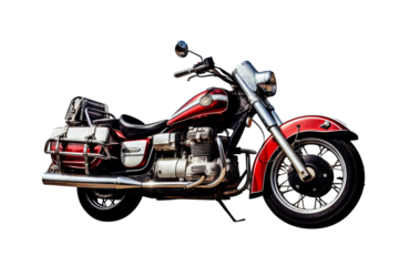 High-quality motorbike illustration PNG on transparent background for digital design projects and creative visual presentations