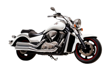 High-quality motorbike illustration PNG on transparent background for digital design projects and creative visual presentations