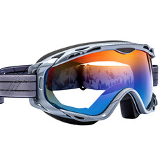 Fototapeta premium Ski Goggles on transparent background, png 