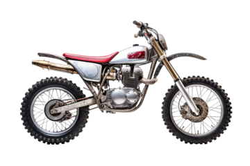 High-resolution png of a rugged offroad bike on a transparent background, ideal for adventure sports designs and outdoor-themed digital projects