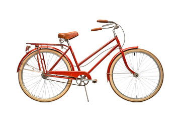 Cycle isolated on transparent background, perfect for children’s toys, nostalgic decor, or retro-themed design projects in high-resolution png format