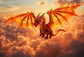 dragon in the sky