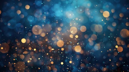 A bokeh background with soft, out-of-focus lights in cool tones, creating a beautiful and dreamy effect that adds elegance and sophistication to any design