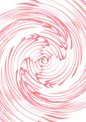 The background image is in pink tones, using shapes to arrange. Composition with gradation used for graphics