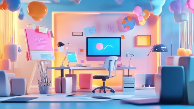 Creative business team brainstorming and ideating for innovative projects