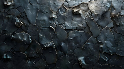 Dark Cracked Stone Texture Background,  A Grunge Abstract Design