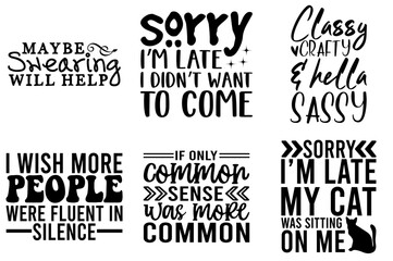 Obraz premium Simple Funny Calligraphy, Inscriptions Bundle Vector Illustration for Infographic, Printable, Advertising