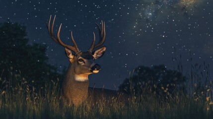 _Starlit_Guardian_of_the_Meadow_A_tranquil_image