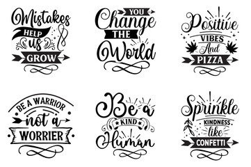 Fototapeta premium Creative Poster Hand Lettering, Calligraphy Collection Vector Illustration for Printing Press, Brochure, Announcement