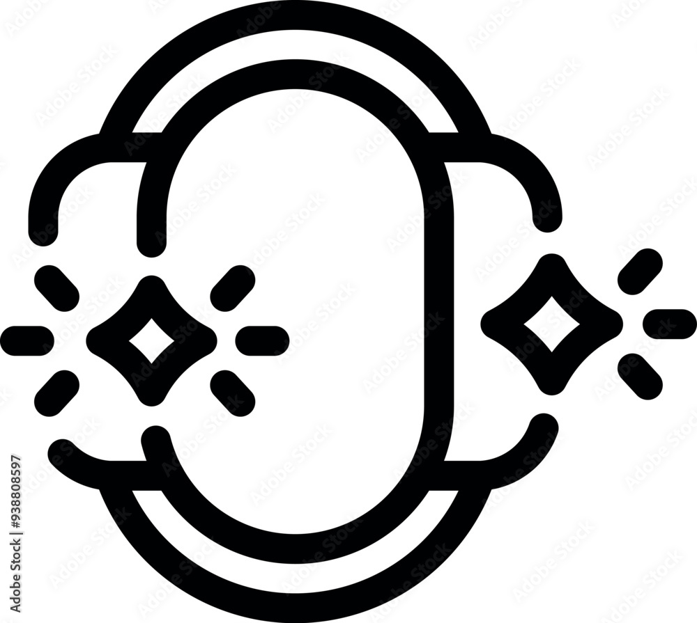 Poster cloud computing data transferring process with shining stars for fast connection concept