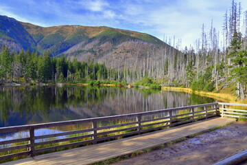 Smreczyński Staw – polodowcowe jezioro morenowe, Tatry Zachodnie, Tatrzański Park Narodowy, Kościelisko, Małopolska, Polska, Europa, © Albin Marciniak