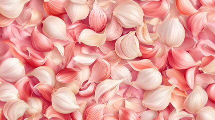 Fototapeta premium Garlic Cloves Background