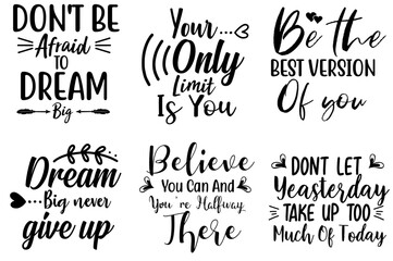 Cute Motivational Labels And Badges, Phrases Bundle Vector Illustration for Bookmark, Sticker, Vouchers