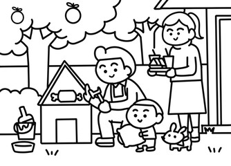 Family manufacture house for pet.