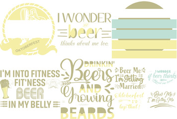 Modern Omg Typographic Emblems, Typography Bundle Vector Illustration for Motion Graphics, Brochure, Sticker