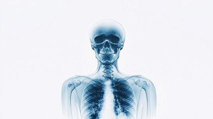 Obraz premium Human Skeleton X-ray Image