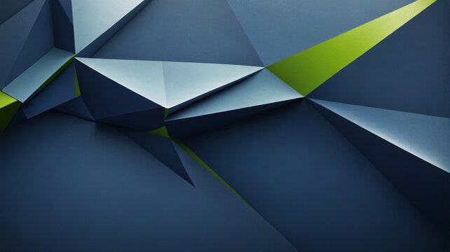 Abstract digital art piece that appears to be Geometric 3D trian