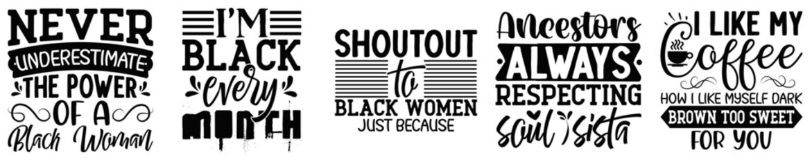 Simple Blessed Calligraphic Lettering, Quotes Collection Vector Illustration for Poster, Vouchers, Printable