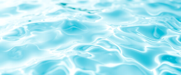 Abstract Blue Liquid Background